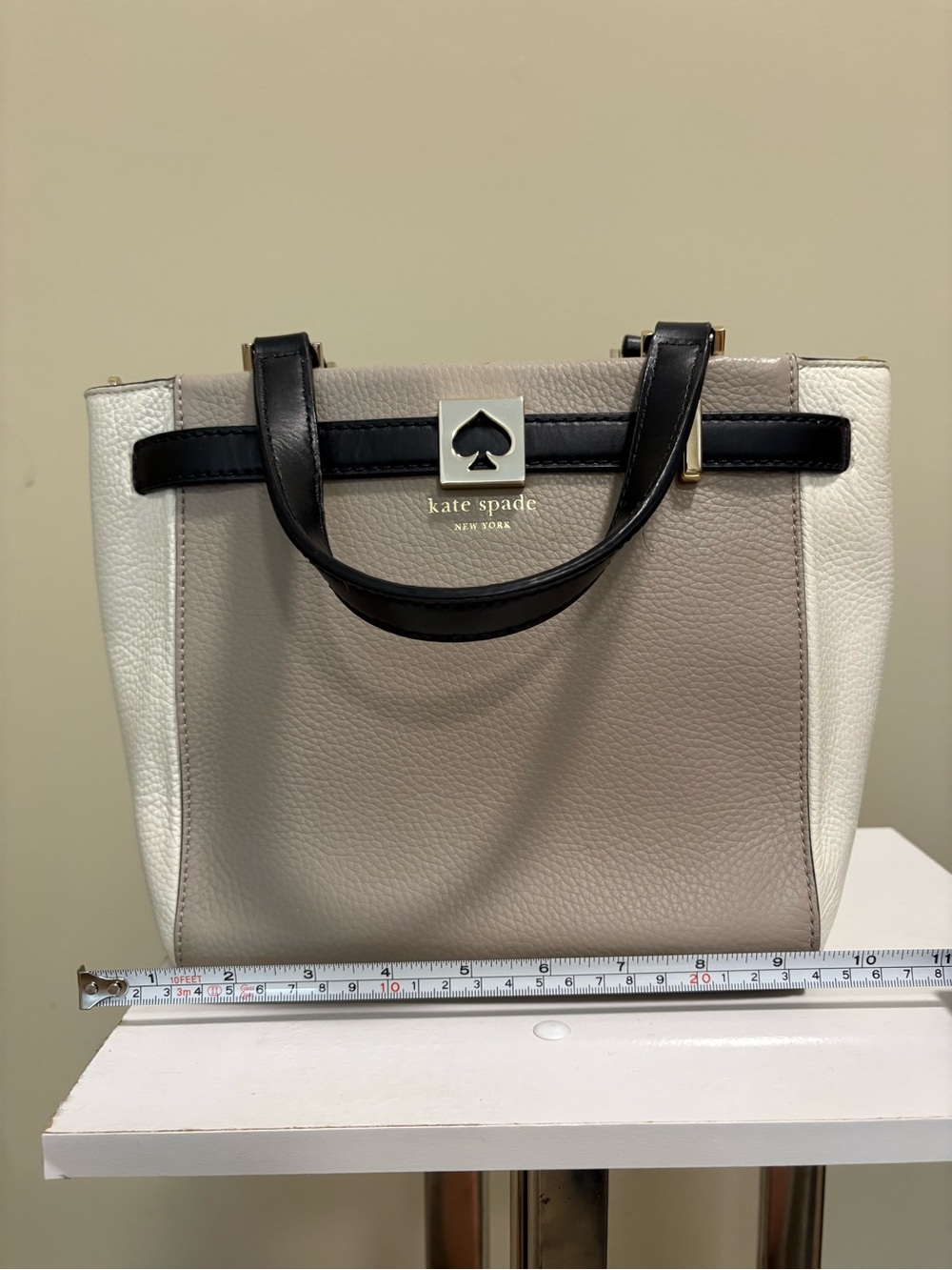 Kate Spade Two-Tone Top Handle Leather Bag - Picture 3 of 6